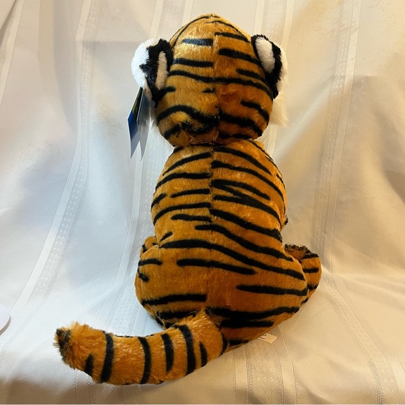 Animal Planet Plush Kids 14 inch Sitting Tiger Stuffed Animal - Picture 3 of 14